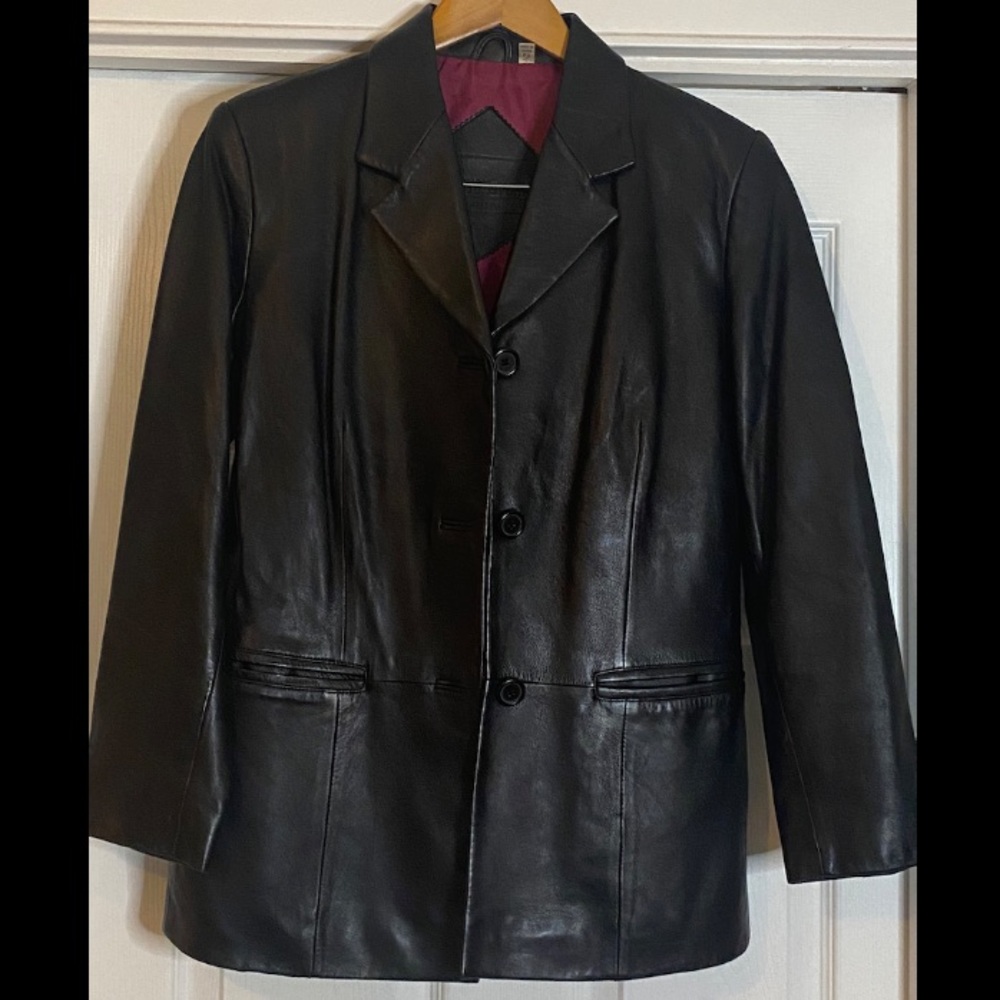 Leather Blazer - Excellent condition size Small